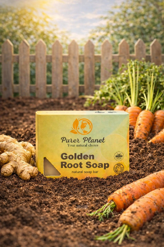 Golden root soap bar