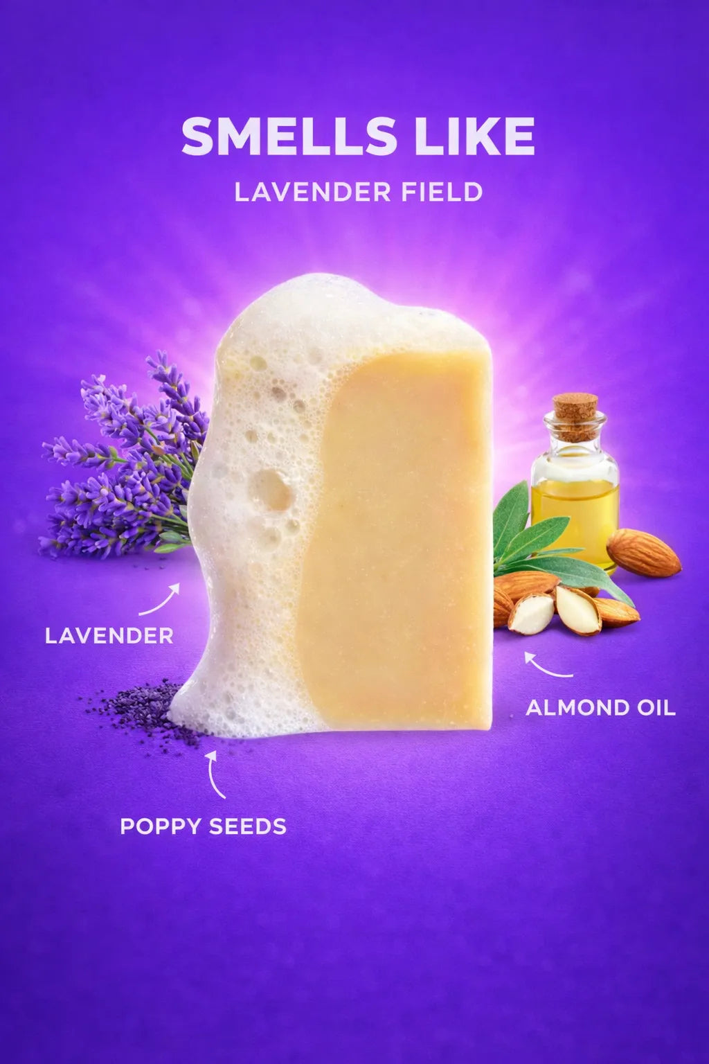 Lavender Lux soap bar