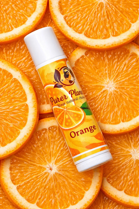 Orange lip balm