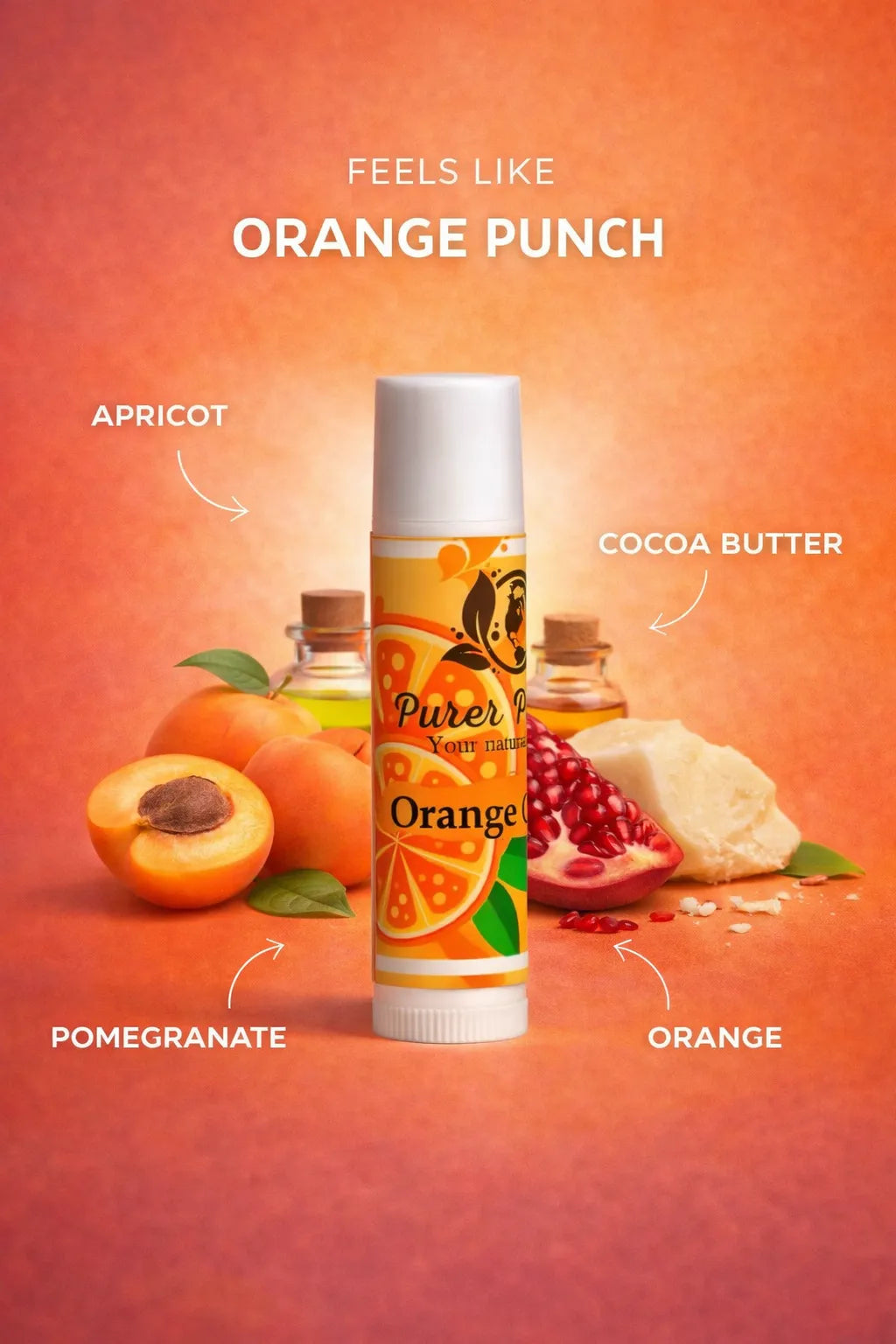 Orange lip balm