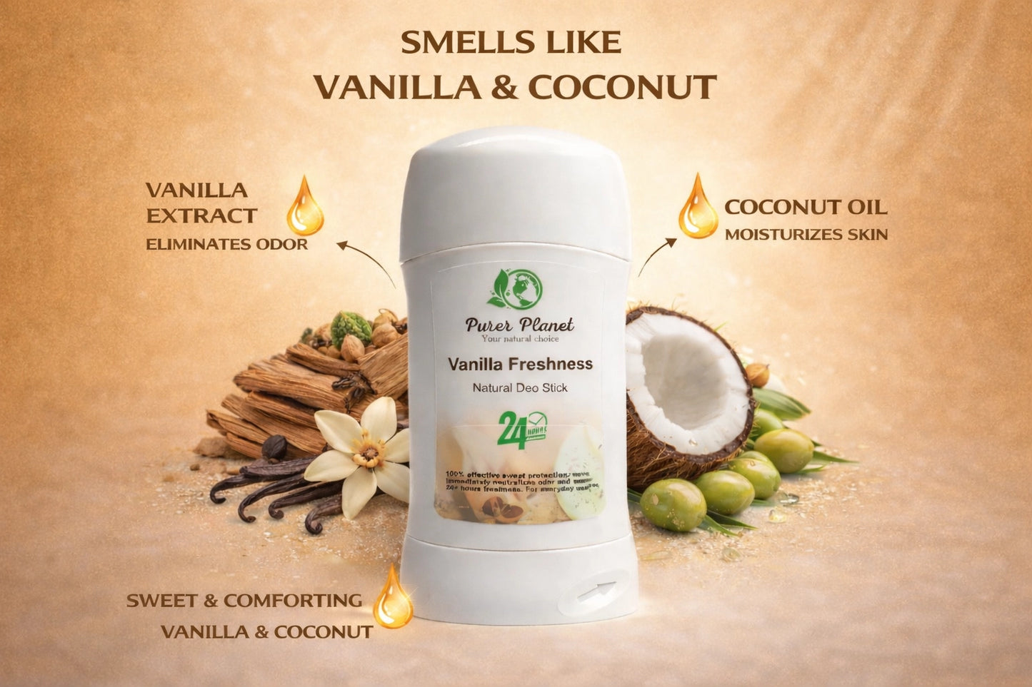 Sweet vanilla deo